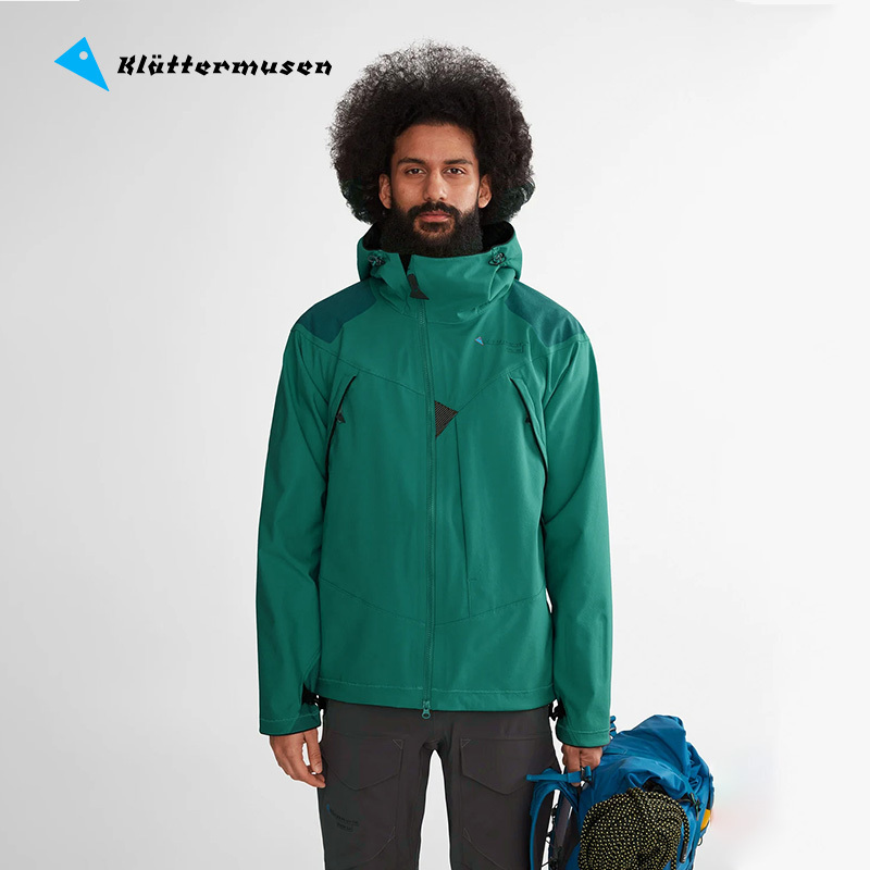 Klattermusen Outdoor Soft Shell Jacket for Men and Women, Thick Windproof Ski Jacket 10640