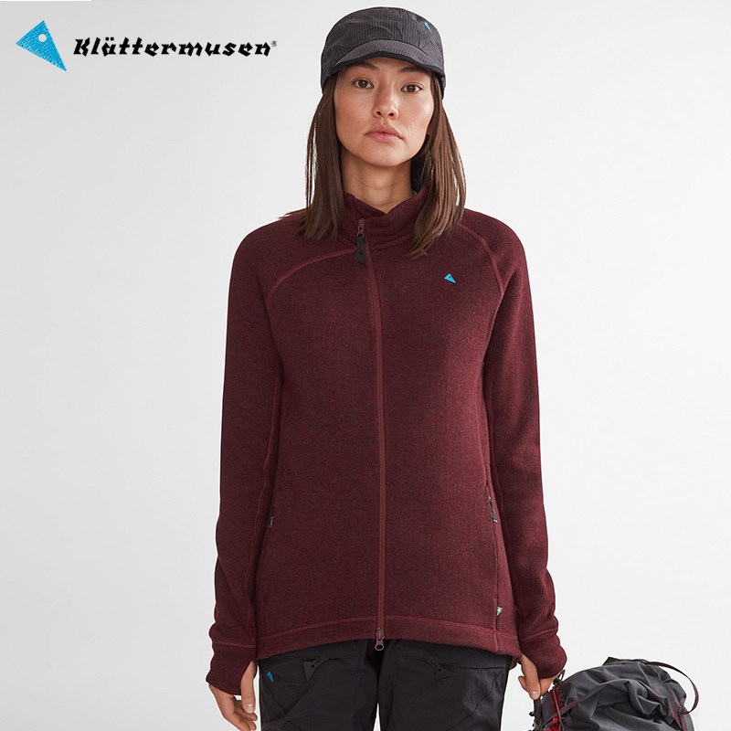 KLATTERMUSEN CLIMBING MOUSE FEMALE BADR WOOL JACKET HOODIE WARM SPORTS TOP 20606W