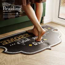 (Special floor mat for anti-fatigue decompression kitchen) can be scrubbed and disposable long strip mat non-slip anti-oil carpet