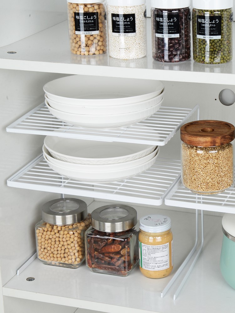 Kitchen Cabinet Stratified Freezer Compartment Partition Monolithic cupboard Inside Separated Shelve Refrigerator Interior Bowl shelf Shelf Creamier