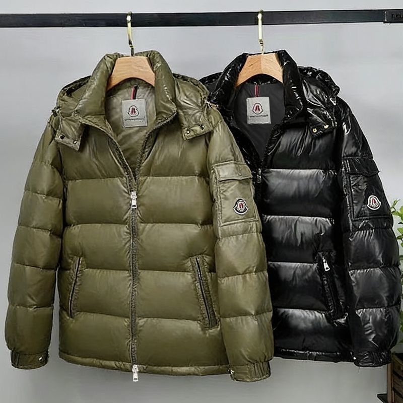 Down Jacket for Men and Women, Short Style, Same Model, 2025 Winter New Thickened Korean Style Trendy Glossy Couple White Duck down Coat