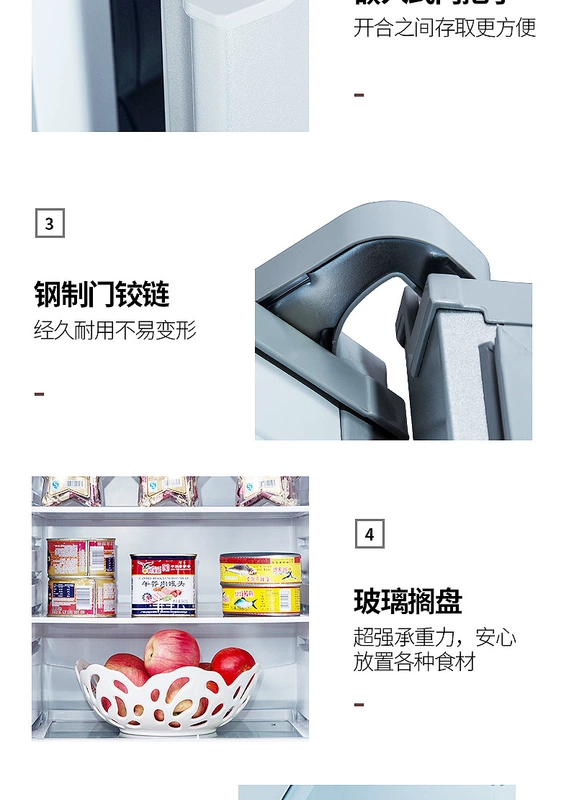 Meiling 170 lít đôi cửa hộ gia đình tủ lạnh nhỏ tủ lạnh tủ lạnh ký túc xá cho thuê cửa đôi tiết kiệm năng lượng lớn - Tủ lạnh