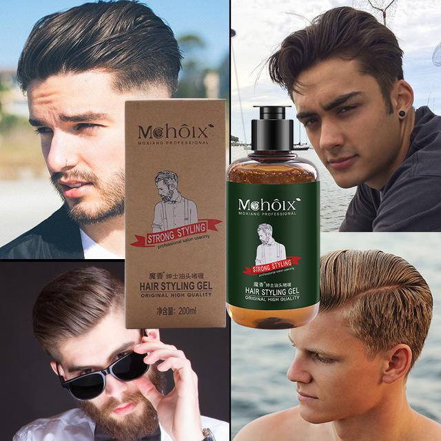 Magic fragrance gel Gel Cream Vigorously styled oil head Divine Hair hair Hair Wax Back Head Clear Scent Moisturizing Hair Gel Spray men and women