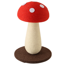 Red mushroom sisal cat scratching board vertical wear-resistant non-shedding anti-cat scratching sofa cat scratching post cat claw board