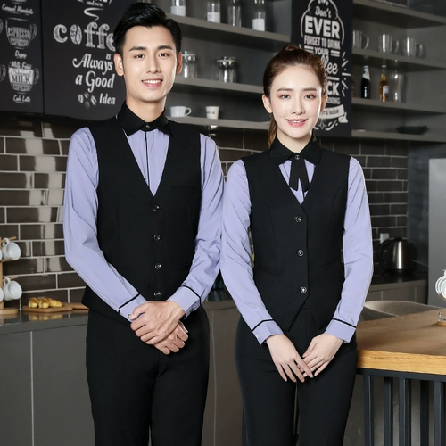 Отель Официант обслуживание рабочего обслуживания женский осенний и зимний ресторан