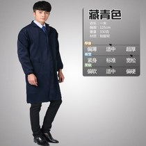 Clothes over the knee wear-resistant warehouse porter chef blue coat overalls long logistics warehouse wear large size