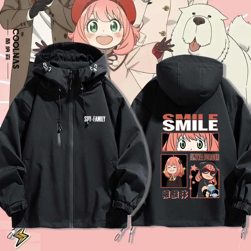 Spy X Family Comic Anya Forger Merchandise Jacket Coat Spring and Autumn Clothing