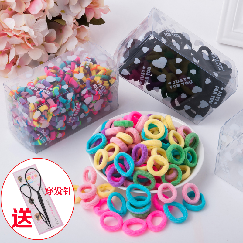 Children's hair accessories tied hair rubber band hair rope does not hurt the hair girl headwear seamless little girl baby hair ring hair ring