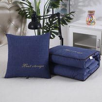 Car-borne pillow small quilted dual-use new upscale car with afternoon nap pillow folded multifunction thickened summer