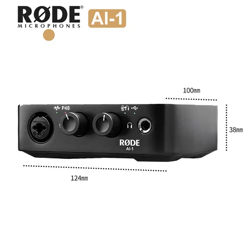 Rhodes Rode AI-1 2 в 2 в оригинальном аудио-интерфейсе звуковой интерфейс AI1