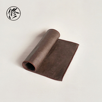 Artificial leather tea mat home furnishings waterproof tea flag tea accessories simple household tea plate mat kung fu tea ceremony zero match