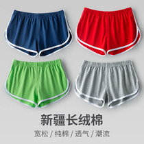 Xinjiang cotton underwear mens cotton loose boxer pants summer thin pants sports breathable Aro pants size shorts