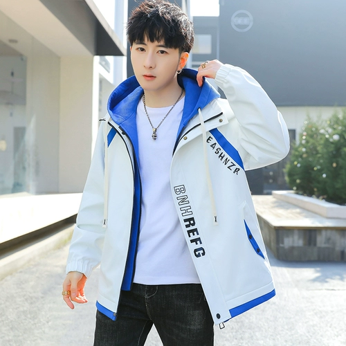 Комплект, мужская осенняя демисезонная утепленная куртка для школьников, подходит для подростков