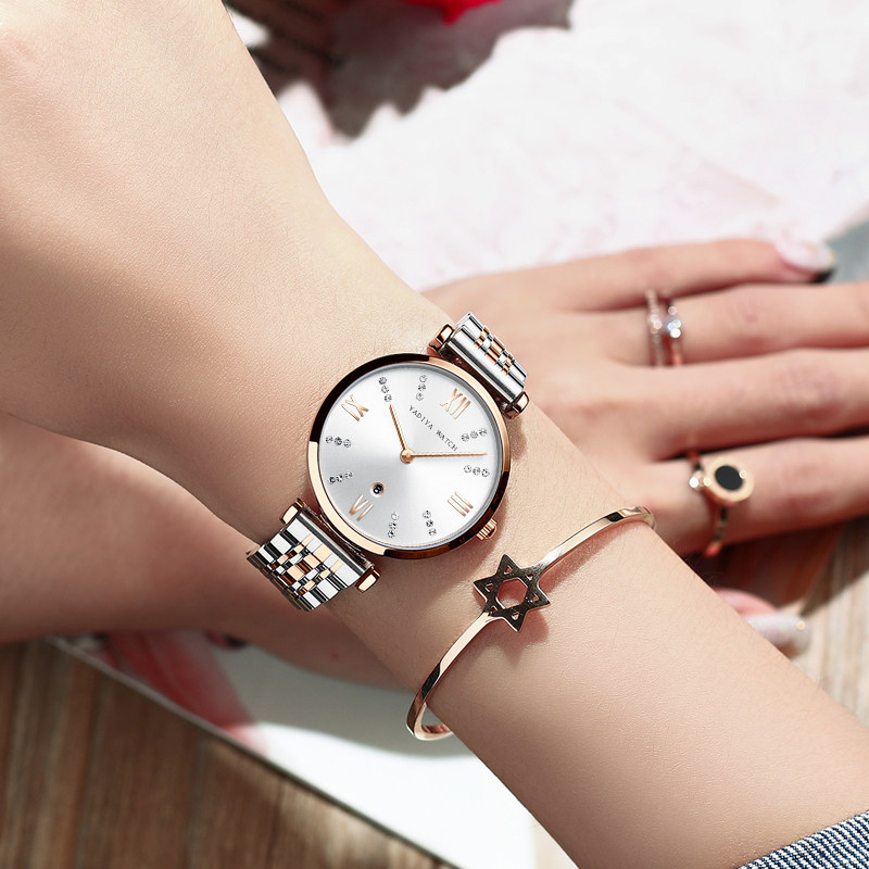 2022 New Armani Starry Watch Ladies Niche Light Luxury Diamond Top Ten Famous Brand Student Women's Watches