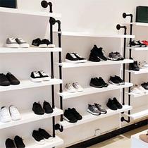 Shoe store shoe rack display rack clothing store mens and womens shoe rack childrens shoe rack commercial multi-layer wall display cabinet