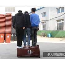 Outdoor trash can commercial large capacity wet and dry classification 240 liters with covered wheel 120L community property sanitation trailer