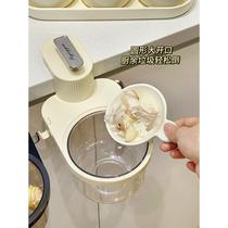 Kitchen desktop small trash can hanging folding hidden bend-free household countertop kitchen waste punch-free storage box