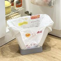 Large-capacity kitchen special trash can without cover desktop countertop wet garbage kitchen leftovers garbage bag holder