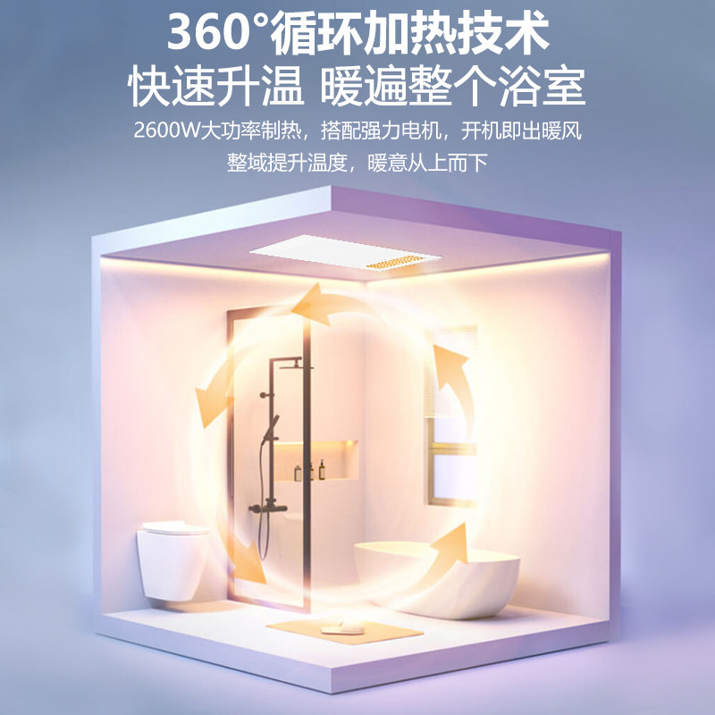 双暖风4000W浴霸:浴室中的温暖守护者-多功能组合电器-淘宝百科网