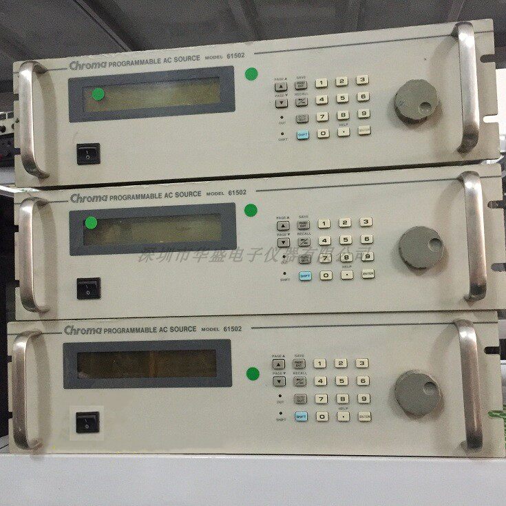 Chroma 61502 Programmable AC Power Supply 0-300V 15-1KHz 1000VA 1ø