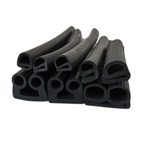 Silicone B-type cold storage door low-temperature sealing strip weather-resistant waterproof foam anti-collision strip double E-type sliding door strip