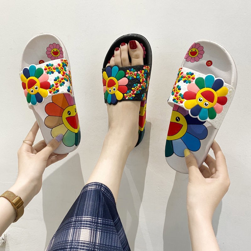 Thick Bottom Slippers Women Wear New Korean Version Non-slip Fashion Women's Sandals Sandals With Beach Shoes Women Home Slippers 