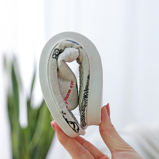 Parent-Child Linen Cartoon Children's Slippers Spring and Summer Korean Style Indoor and Outdoor Women's Slippers Home Fabric Wooden Floor