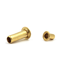 Brass hollow rivets fully hollow rivets large quantity discounts manufacturer ready stock can be customized