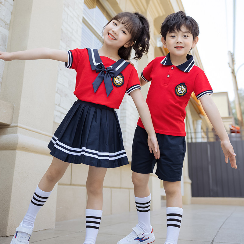 Elementary school uniforms summer games class suits graduation photo costumes college style kindergarten garden clothes summer clothes