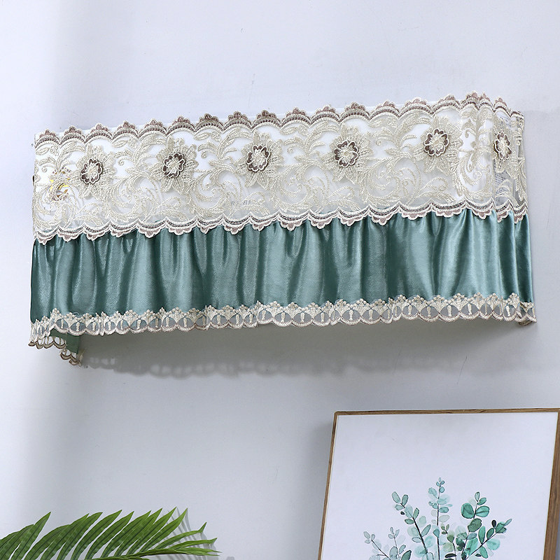 Bedroom wall-mounted air-conditioning cover dust cover Greeme's universal air-conditioning set all-inclusive lace fabric cover does not take the boot