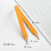 Темный медовый цвет 3.8 широкий плечевой ремешок 95 см