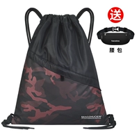 Красная камуфляжная поясная сумка