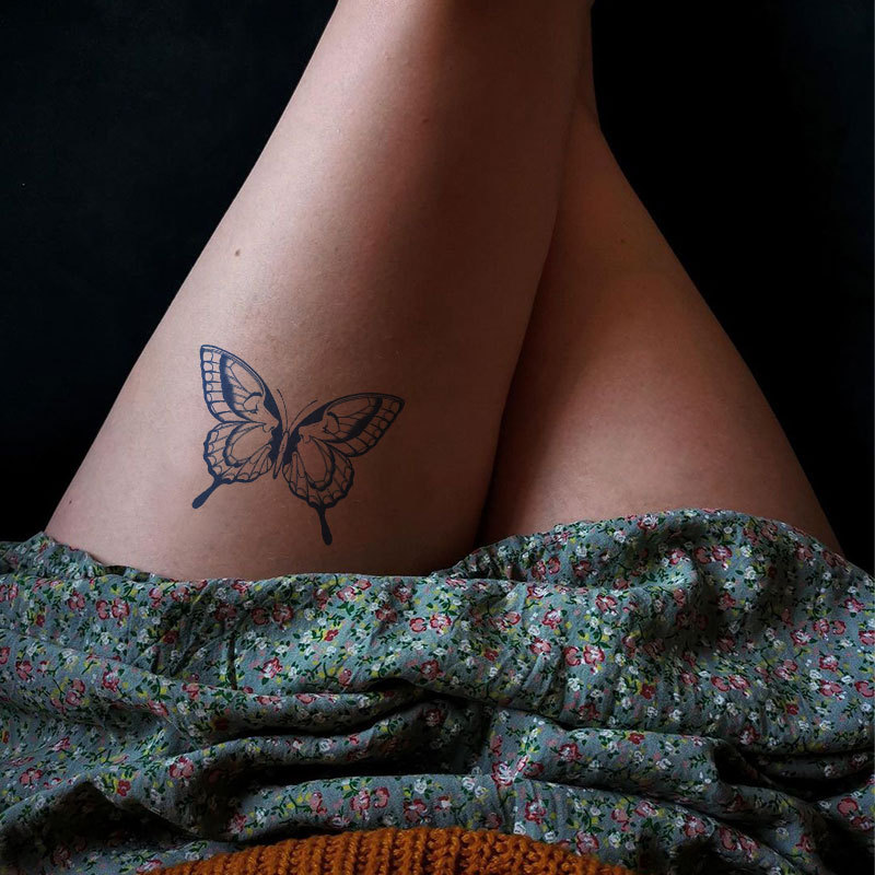 Gattoo Double-Sided Butterfly, Artistic Retro Girl Butterfly, No Glue, More High-End Tattoo Stickers Gattoo Double-Sided Butterfly, Artistic Retro Girl Butterfly, No Glue, More High-End Tattoo Stickers
