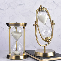 Time hourglass timer 30 60 minutes Personality ornaments Creative Birthday gifts Custom lettering soft decorations