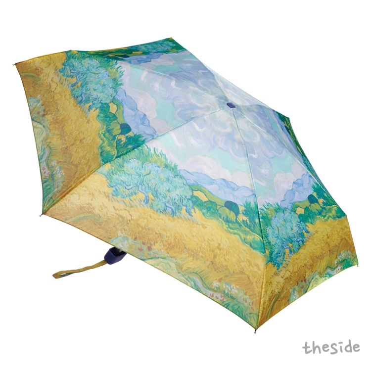 Spot UK National Gallery Wheatfield sunny Umbrella folding umbrella mini