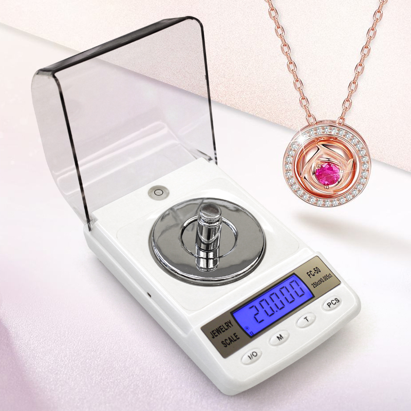 Deheng high precision jewelry electronic scale carat diamond scale mg scale 0.001g laboratory balance home gram scale
