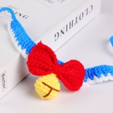 Шарф, галстук-бабочка, чокер, нагрудник, трикотажный слюнявчик, декор с бантиком