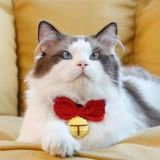 Шарф, галстук-бабочка, чокер, нагрудник, трикотажный слюнявчик, декор с бантиком