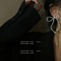 Butterfly effect popular Pearl tassel earrings 2021 New Tide earrings earrings earrings personality female face thin