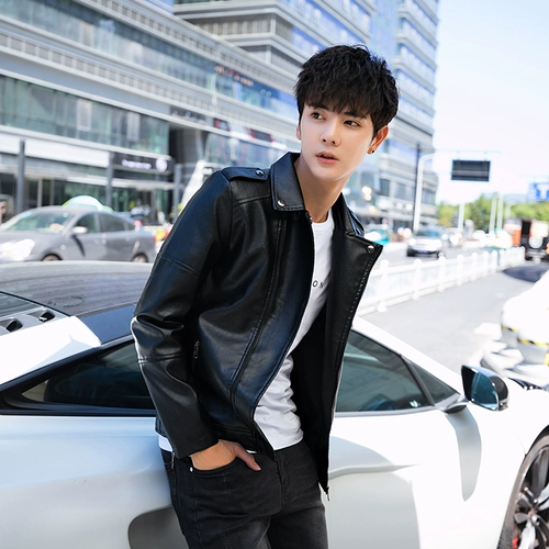 Осенняя трендовая куртка, 2020, облегающий крой, в корейском стиле