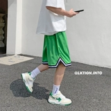 爱酷肯 Летние шелковые баскетбольные пляжные быстросохнущие штаны, свободный крой