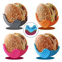 Kitchen Accessories Silicone Hamburger Holder Non-contact Fo