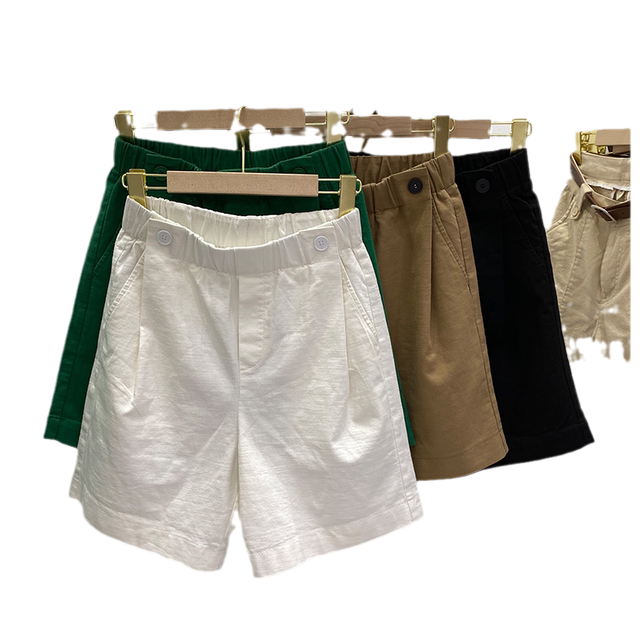 Fat mm five-point wide-leg shorts a casual loose