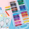 Deli/Deli Stationery Oil Pastels 12/18/24/36 Colors Triangular Stick Crayons for Elementary School Students and Kindergarten Drawing Pens