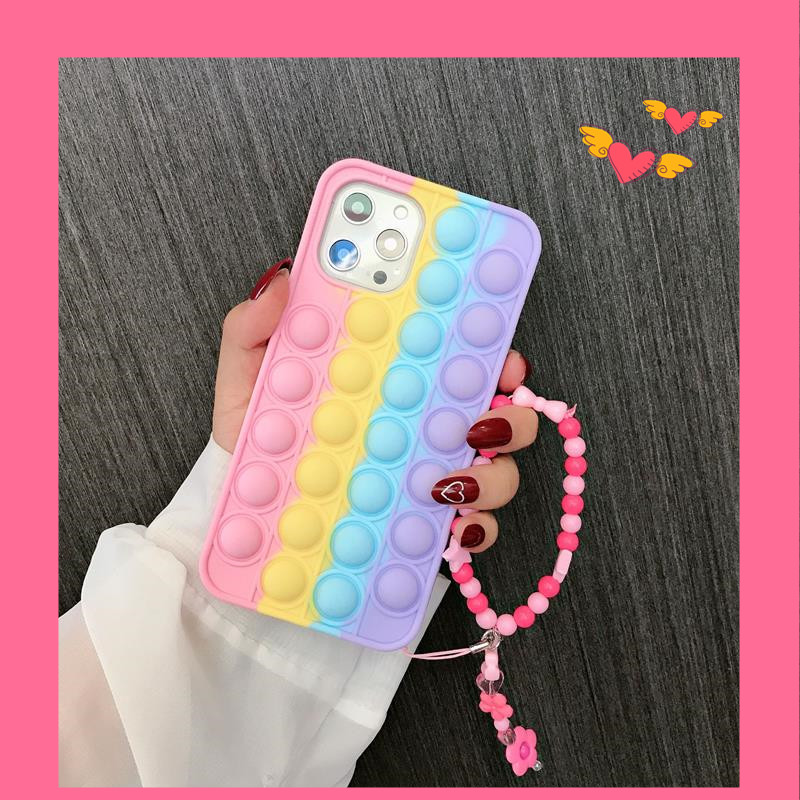 Red Rice K40 / K40pro & Silica Gel [Rainbow & Press Bubble &] + Pearl Braceletk40 rainbow decompression Pinch millet 11 Mobile phone shell millet 10 silica gel Red rice note 9 pro Soft shell k30 Pearl Bracelet note 7 / 8 pro Straight edge All inclusive Fall prevention cc9 personality k20 fashionista