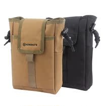 Tactical small recycling bag folding molle sub-bag Outdoor all-in-one bag slingshot waist hanging clip sundries storage bag