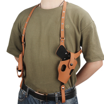 Outdoor Tactics 92 Armpit Gun Sleeve Style Braces Agent Invisible Glock G17 Bull Leather Quick Pull Hand Gun Sleeve 1911