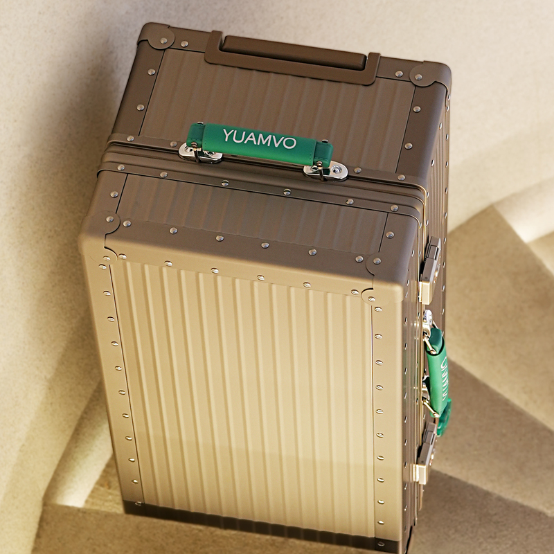 【New Product】Yuemeng All-Aluminum Magnesium Alloy Luggage Metal Trolley Case Large Capacity Travel Suitcase Carry-On Suitcase for Men and Women 【New Product】Yuemeng All-Aluminum Magnesium Alloy Luggage Metal Trolley Case Large Capacity Travel Suitcase Carry-On Suitcase for Men and Women