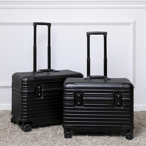 Full Aluminum Magnesium Alloy Pull Lever Case Photography Suitcase Man 21 Den case woman Upper flip machine Long phase case 18 inch 24