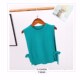 Girlspring Thu vest bé mới Hàn Quốc phiên bản của đan áo len 0-7 tuổi bộ khí nước ngoài bên ngoài mặc một chiếc áo khoác.